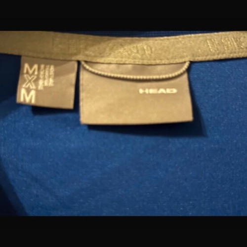 Head blue tennis shirt XL like new with white-anthracite sleeves