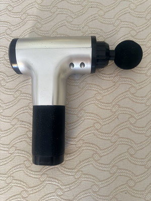 Massage Gun MD-320 full set, silver and black