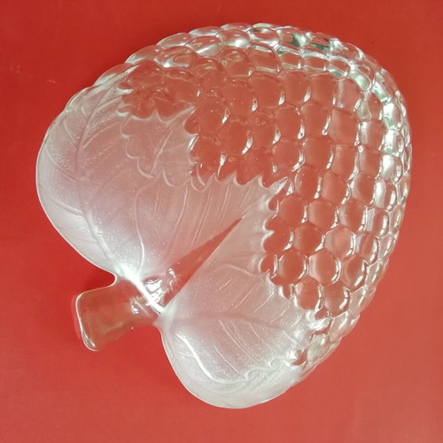 MIBO Crystal Collection crystal serving dish vintage new