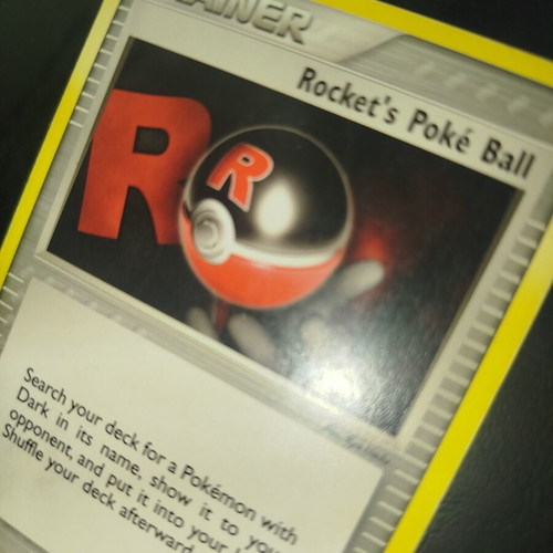 Κάρτα Rocket's Poké Ball Trainer Pokemon μεταχειρισμένη, EX Team Rocket Returns