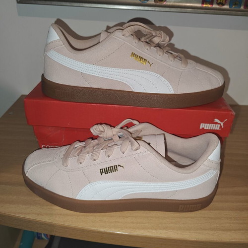 Puma Club II sneakers new, white and pink, size 39
