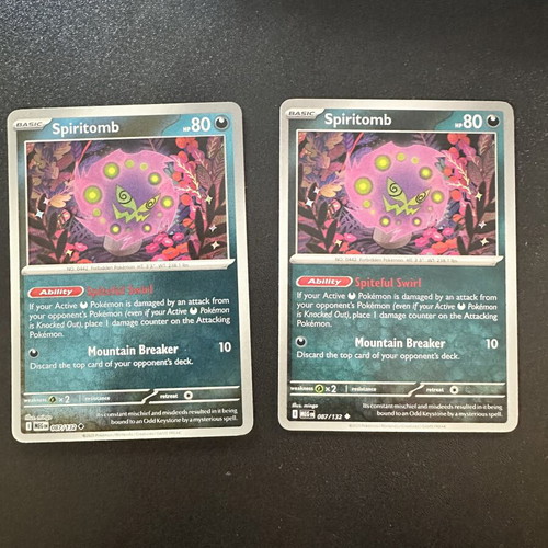 Spiritomb 087/132 Mega Evolution Pokemon card