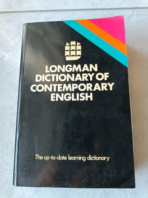 Longman Dictionary of Contemporary English used, English dictionary