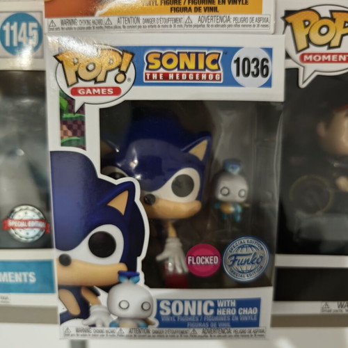 Funko Pop Games 1036 Sonic with Hero Chao new