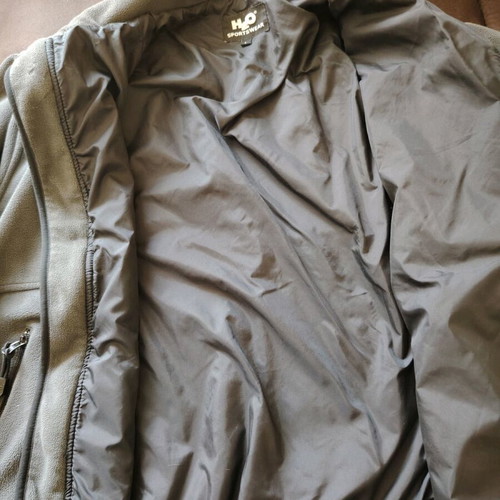 H2O fleece jacket like new, unisex, size L, grey
