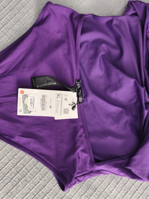 Zara swimsuit new, purple, size XL