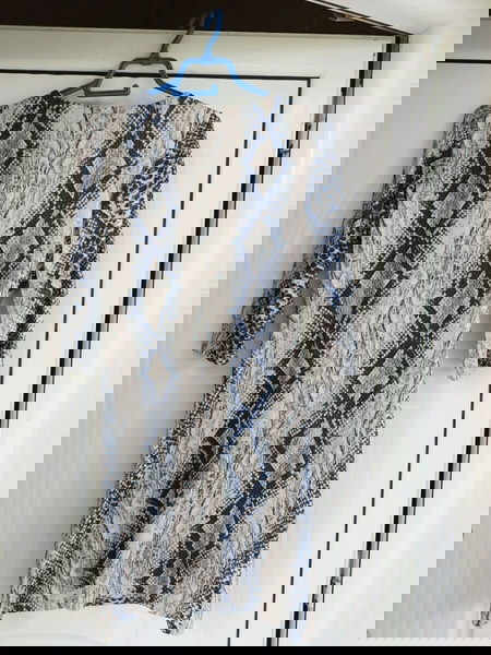 enzzo φόρεμα small snake print