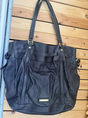 Burberry large shoulder bag used, brown