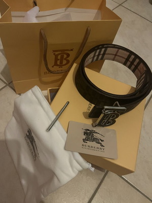 Burberry belt, black, size 105