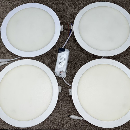 Ecolit 20W 4000K LED panel set of 4