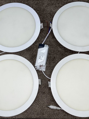 Ecolit 20W 4000K LED panel set of 4