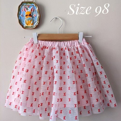 Tutu skirt used, pink, size 98 cm for 2-3 years