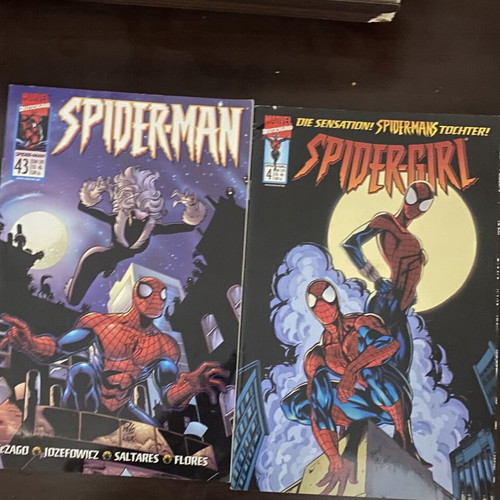 Spiderman comics, pack of 2, German