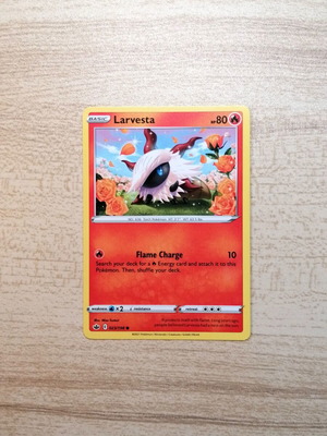 Κάρτα Pokémon Larvesta Chilling Reign 2021 Common καινούργιο