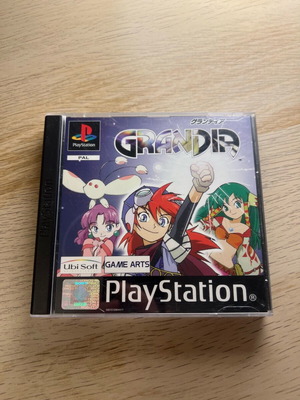 Grandia game for PlayStation 1 used, complete PAL set