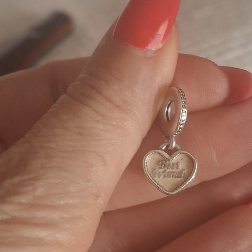 Pandora heart charm Best Friends always there