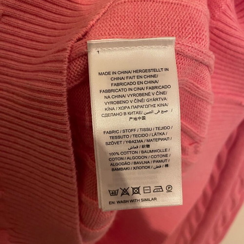 Gant cable knit sweater pink new, premium cotton