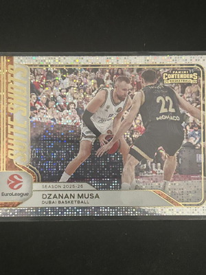 Dzanan Musa Dubai Basketball 2025-26 Panini Contenders EuroLeague Suite Shots card brand new
