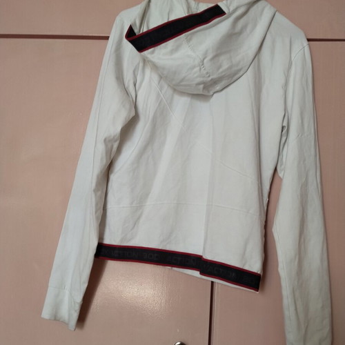 Body Action white hoodie like new, size M