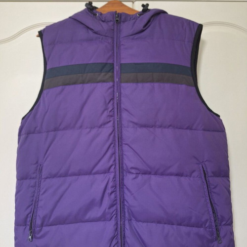 Benetton purple sleeveless jacket like new unisex