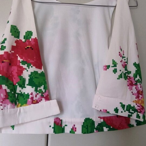 Crop top Karavan like new, white multicolor, size M