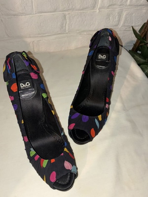 Dolce&Gabbana γόβες ψηλοτάκουνα σαν καινούργιο, πολύχρωμες μέγεθος 40