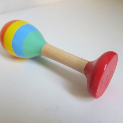 Wooden maracas used, 1 piece Hema