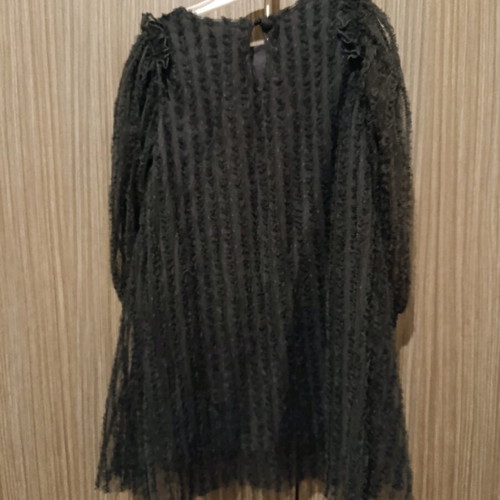 Φόρεμα Zara μαύρο τούλινο με φόδρα, 116cm, σαν καινούργιο