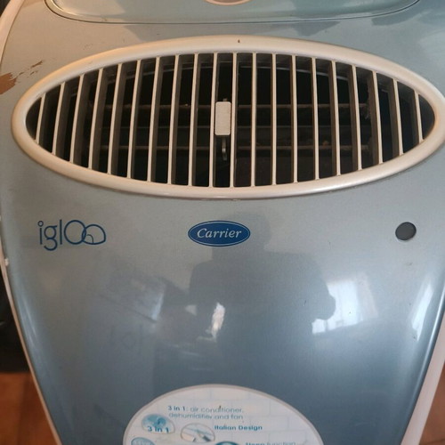 Erco portable air conditioner used with remote control
