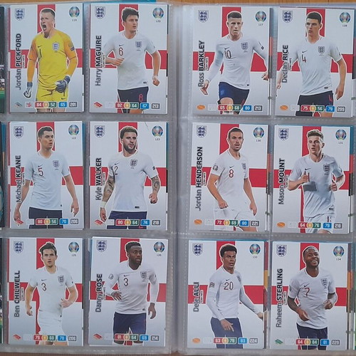 Euro 2020 Preview Adrenalyn XL album with 458/468 cards used