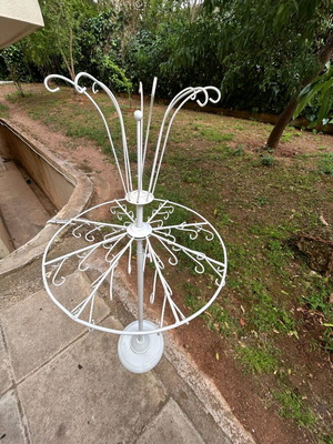 Metal Tree used for hanging bombonieres, height 1.10-1.47 m