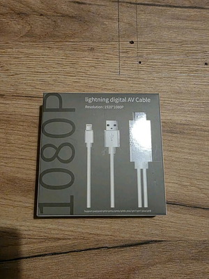 Lightning to HDTV to USB Cable new