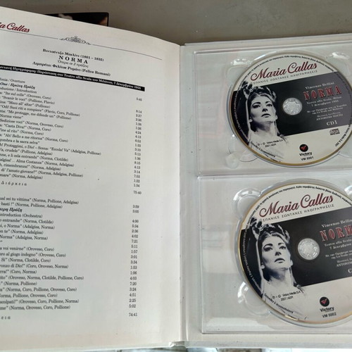 Maria Callas rare recordings book and CD like new
