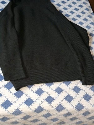 Women's turtleneck sweater black one size