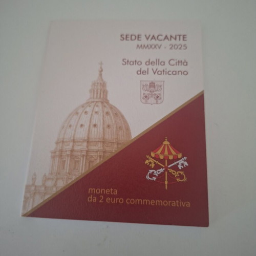 Vatican 4 Coins Card 2024/25 Commemorating Michelangelo
