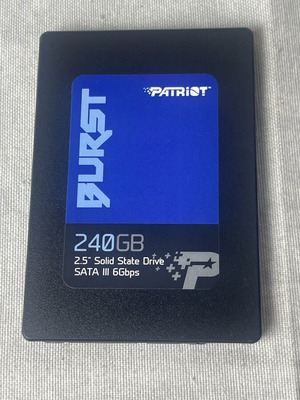 Patriot Burst 240GB SSD used 2.5” SATA III 6Gbps Solid State Drive