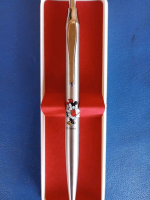 Stainless Steel Pen with Mini Mouse new