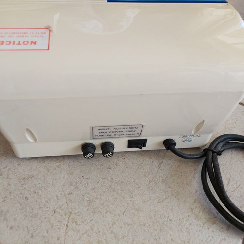 Amalgamator amalgamator used with slight discoloration
