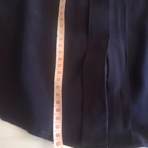 Falconeri silk blouse like new, navy blue, hidden buttons