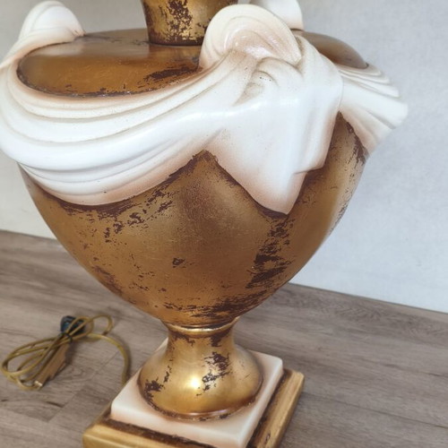 Large ceramic lamp like new, 90 cm height
