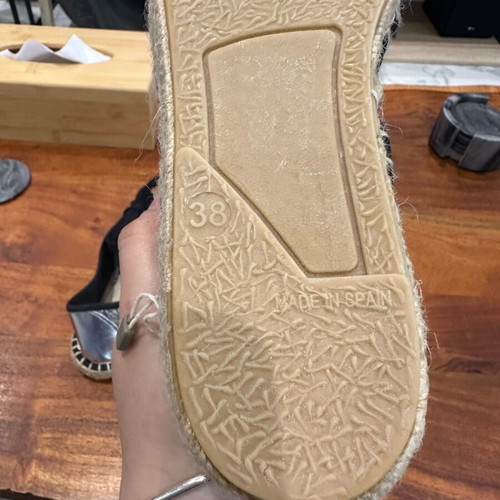 Cuple espadrilles new blue-silver size 37
