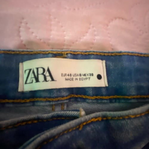 Zara capri jeans like new, size 40, blue
