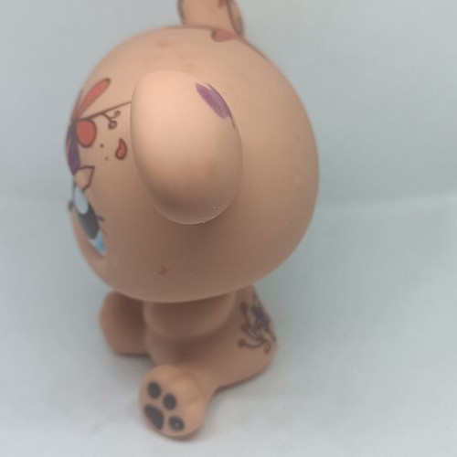 Littlest Pet Shop Jumbo Brown Bear figure used, collectible Hasbro toy