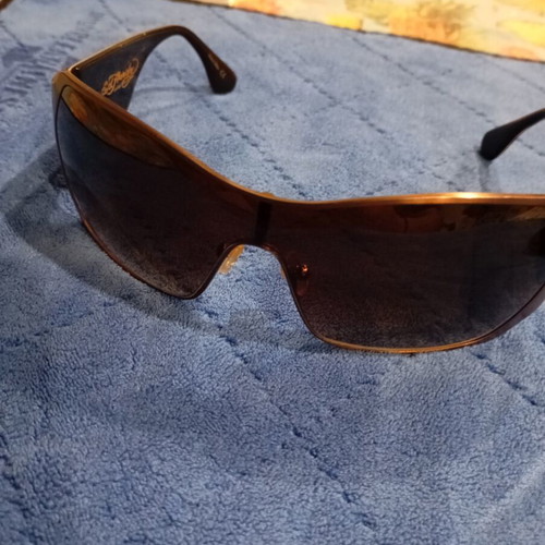 Ed Hardy Unisex Vintage Sunglasses like new, black and brown