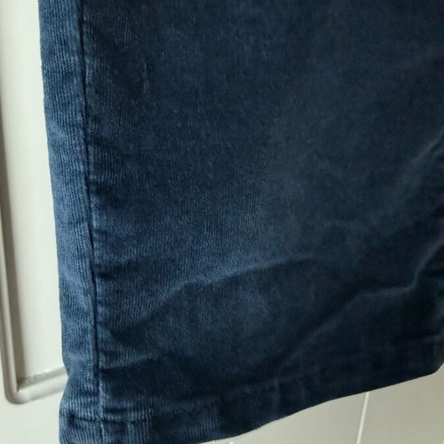 Massimo Dutti women's slim corduroy pants blue like new