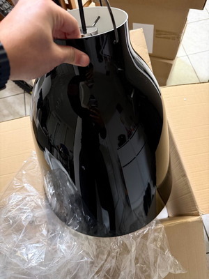 Fritz Hansen Caravaggio BB P3 black glossy lamp like new