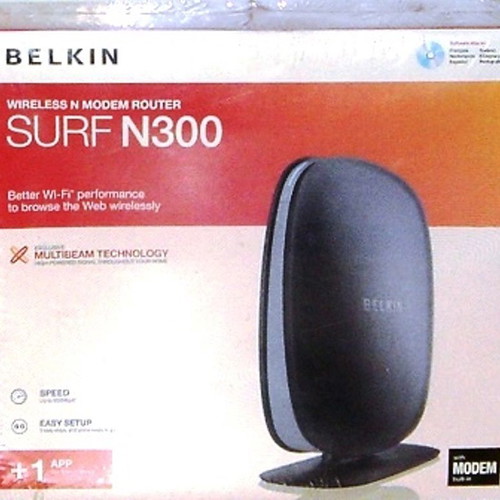 WIRELESS MODEM ROUTER BELKIN SURF N300 [SEALED AIR-TIGHT PACKAGING