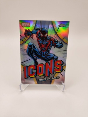 Topps Chrome Marvel Miles Morales Icons card like new