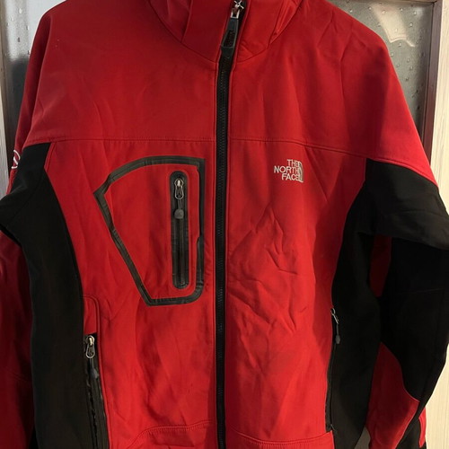 The North Face jacket used, size S, red