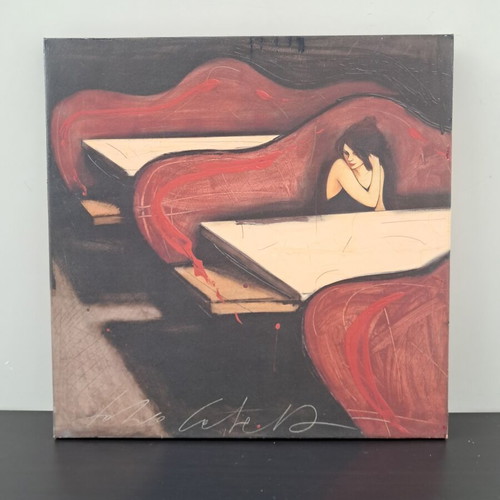Painting on canvas 68x68 like new
